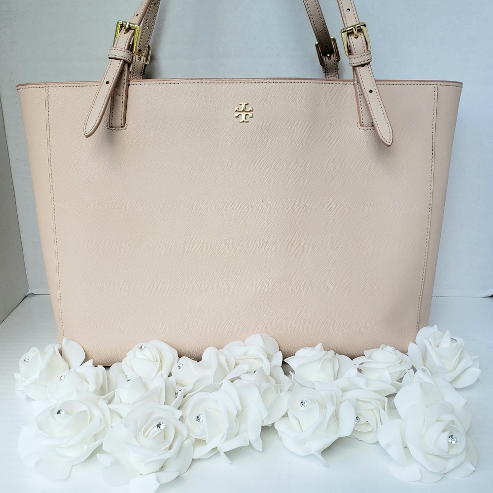 Tory Burch York Tote in Blush Pink (Small)